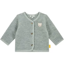 Steiff Wollwalk-Jacke Bär, grau, 68