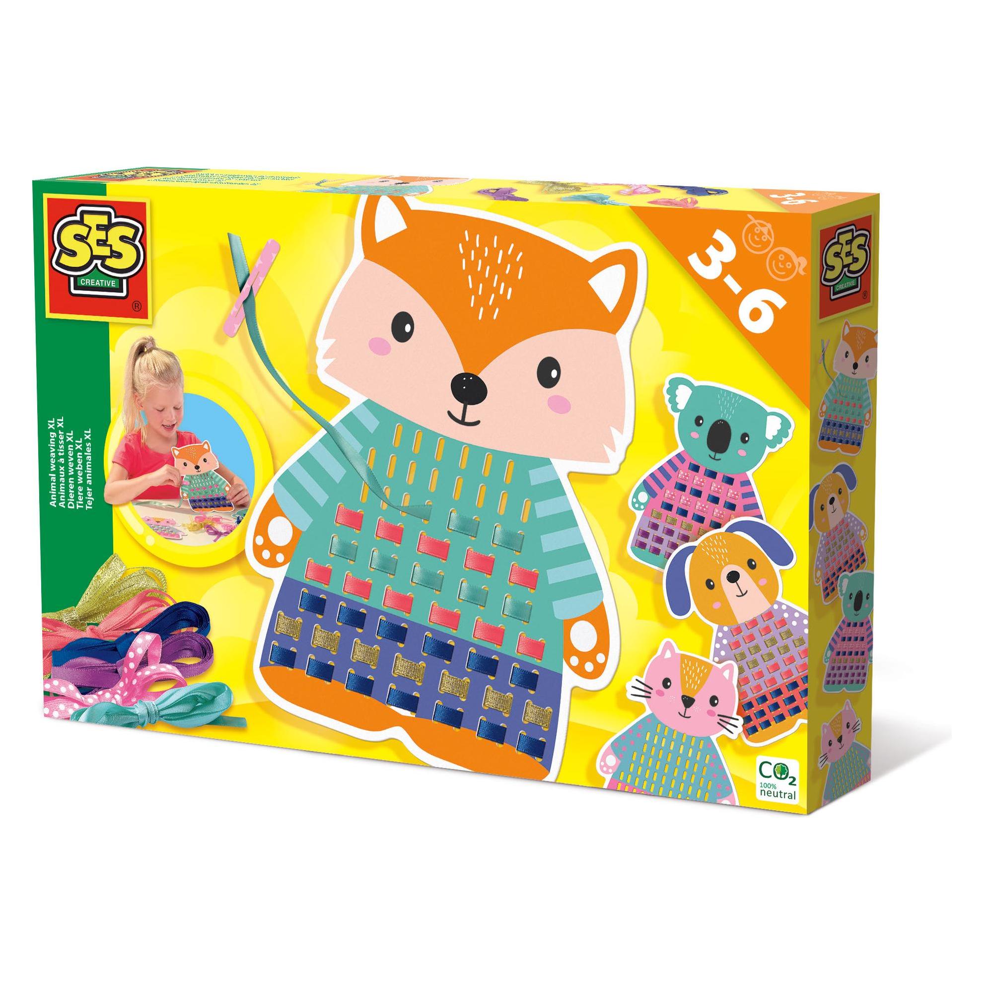 Ses Creative Bastel-Set Tiere weben XL (14025)