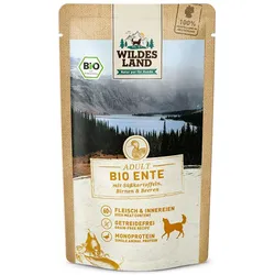Wildes Land 10 x 125g Bio Ente mit Süßkartoffel