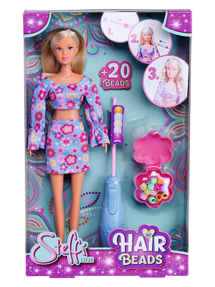Simba Puppe "Steffi Hair Beads" mit Zubehör - ab 3 Jahren - onesize