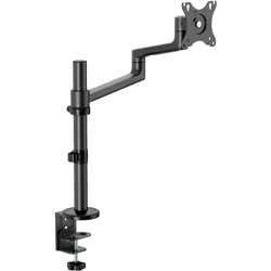 Neomounts Tischhalterung 100x100 -8kg schwarz 17-27"/h?v/neig/schwenk/Klemme (Tisch, 27", 8 kg), Monitor Halterung, Schwarz