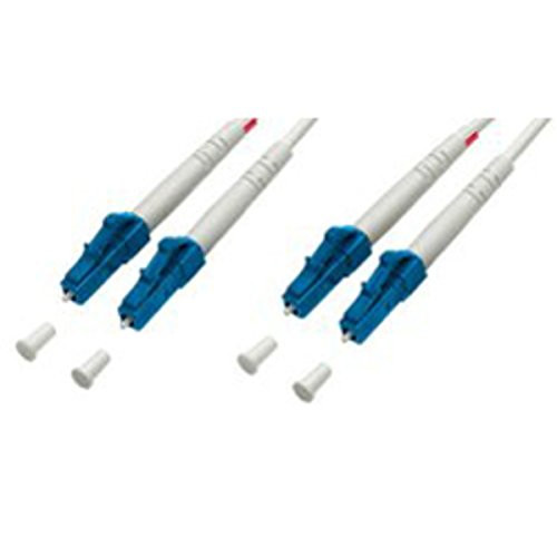 Equip LWL-patchkabel LC naar LC Multimode Duplex OM1 Oranje 1,00 m