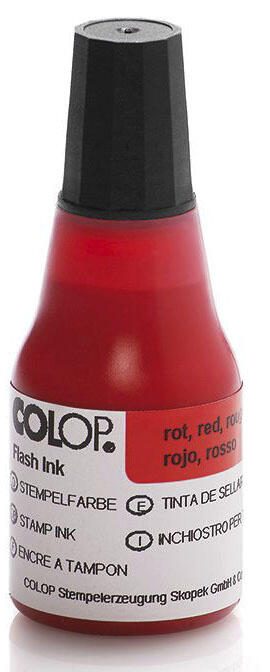COLOP Stempelfarbe 25,0 ml rot 146962