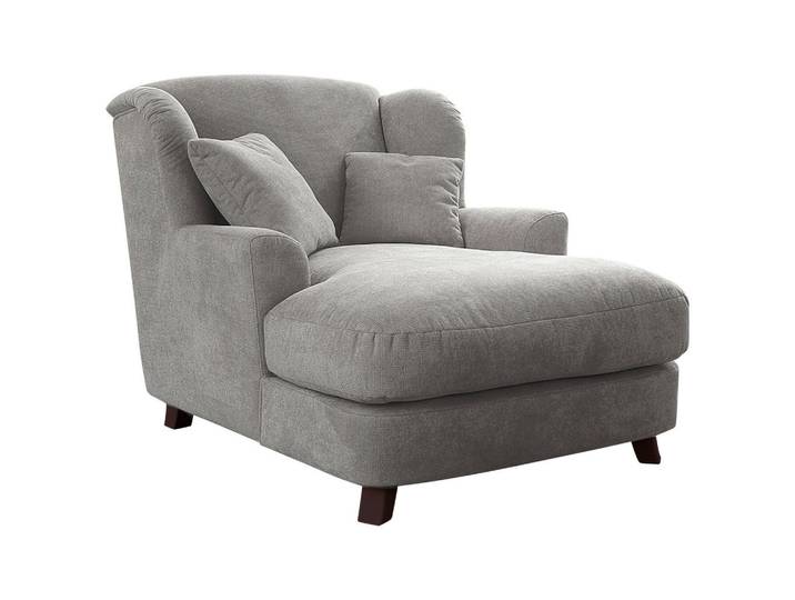 XXXL-Sessel Asado silberfarben teilmassiv, B: 109 cm