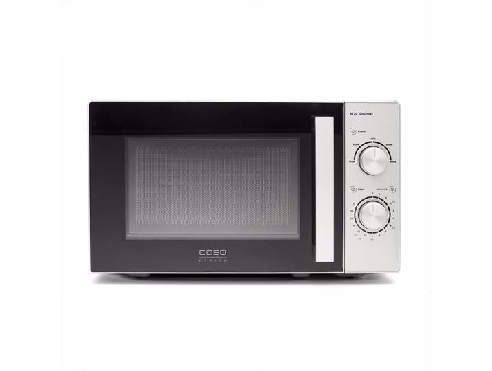 Caso Mikrowelle M20 Gourmet – schwarz / silber