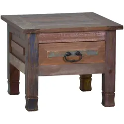 Beistelltisch Cancun Massivholz Pinie Shabby Chic Mexiko Möbel Mexikanisch