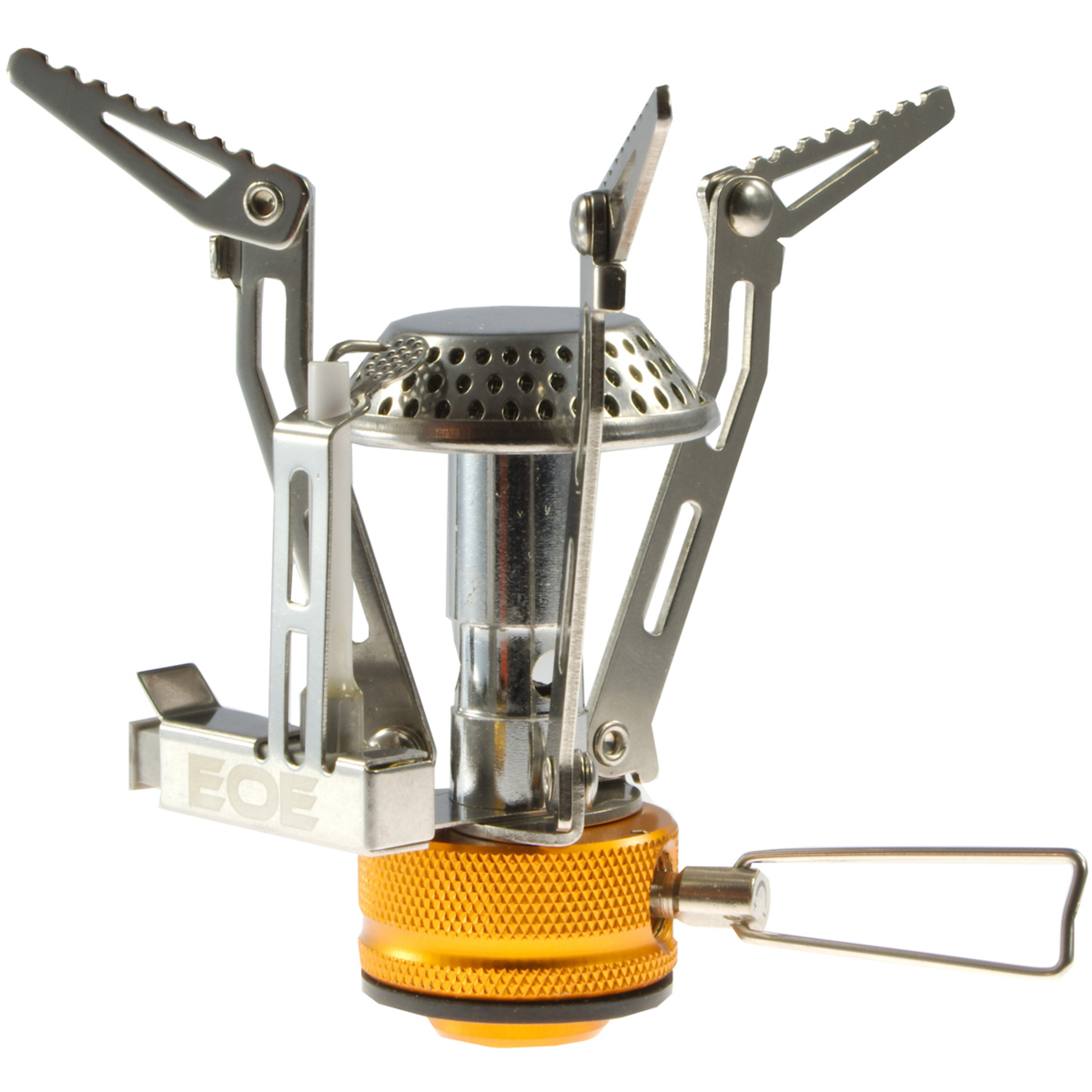 EOE - Eifel Outdoor Equipment Strontium Gaskocher Campingkocher silber Camping