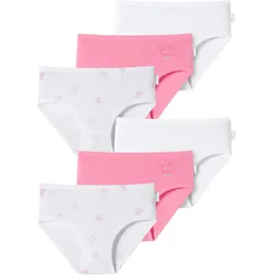 Schiesser Mädchen Slip Fine Rib 6er Pack