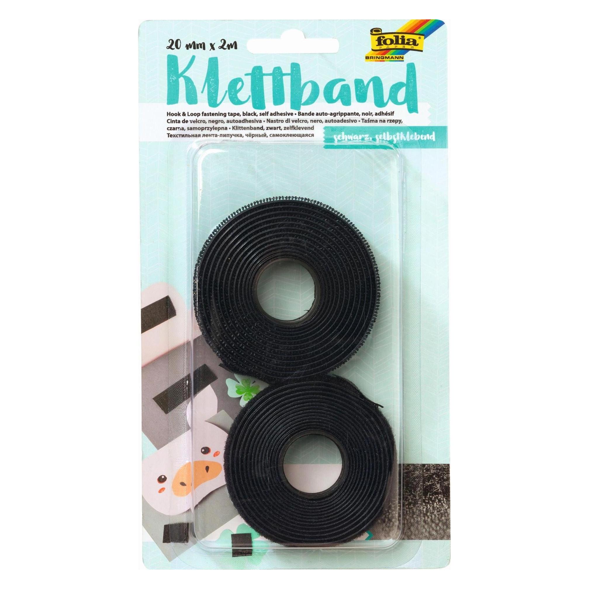 Folia Klettband Selbstklebend (20 mm) (2303)
