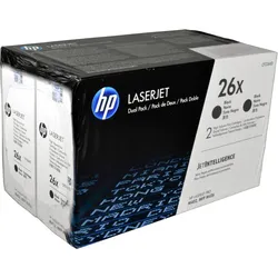 2 HP Toner CF226XD 26X Doppelpack schwarz