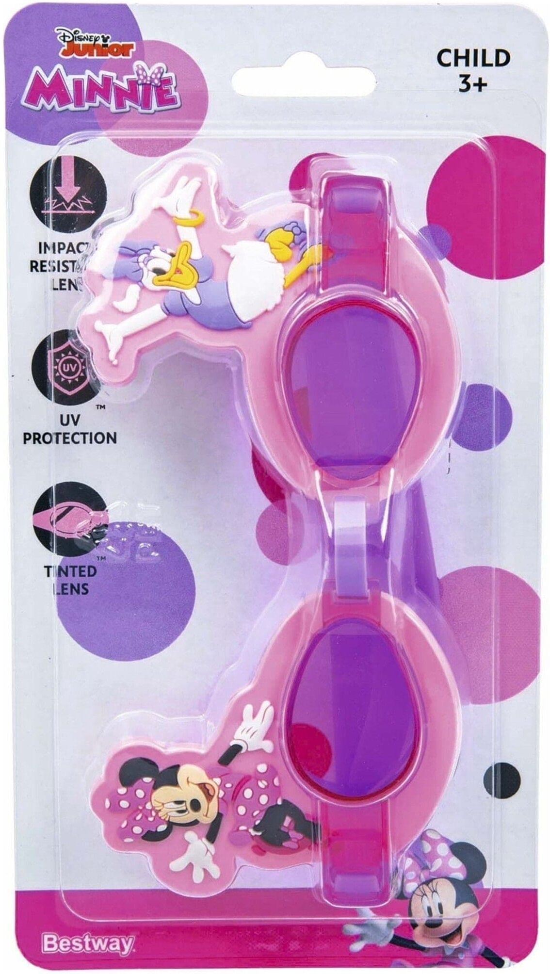 Minnie - Deluxe Goggles for Kids by Zuru with UV Protection and Adjustable Strap