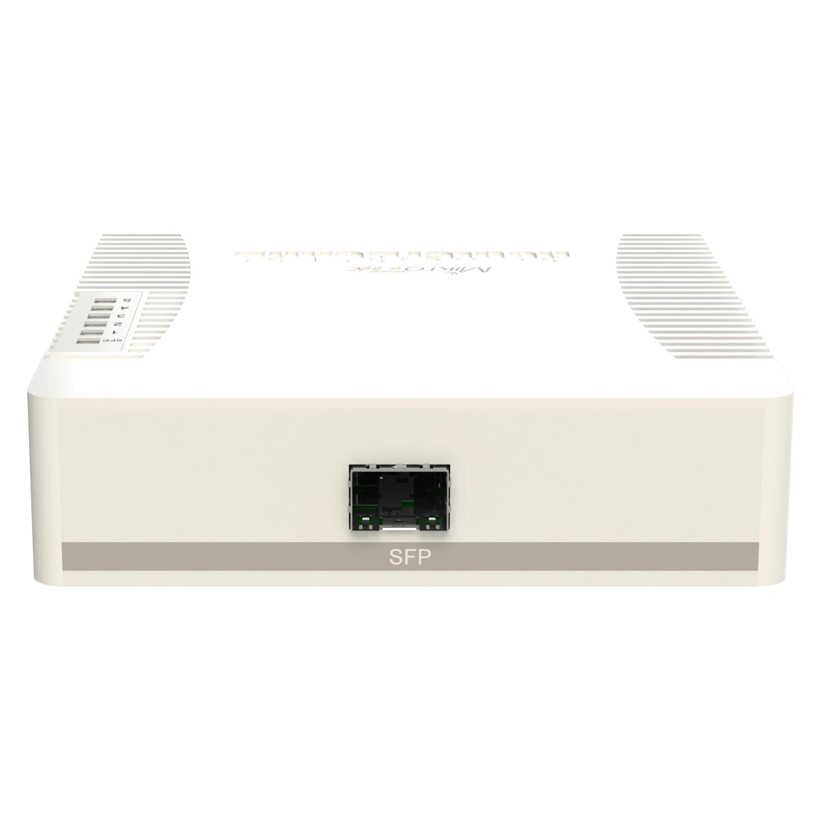 MikroTik RouterBOARD RB260GSP - Switch - verwaltet - 1 x 10/100/1000 + 4 x 10/100/1000 (PoE) + 1... (5 Ports) (RB260GSP)