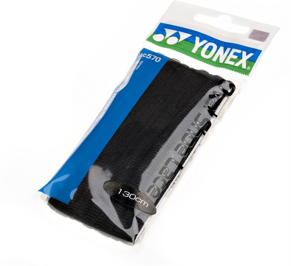 Yonex Shoe Laces Black 130cm