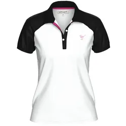 Girls Golf BLACK & WHITE Damen Polo (18140)