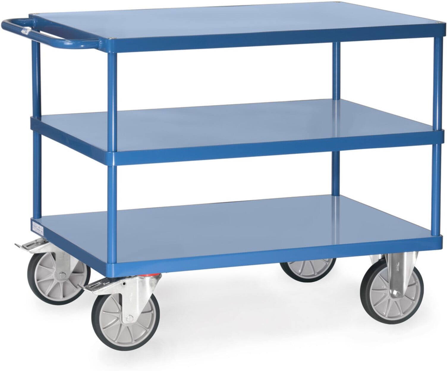 Fetra Tischwagen 2422B - Stahlblech-Plattformen bündig)