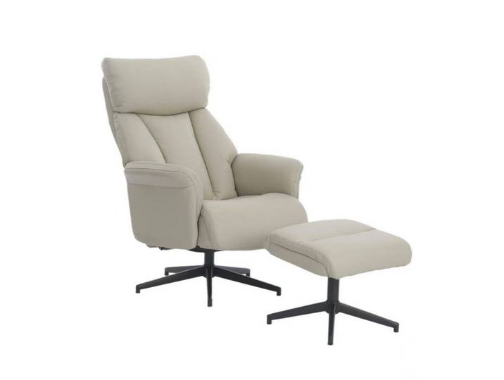 Happy Home Relaxsessel Erholungsstuhl Komfortsessel Gepolsteter Relaxsessel mit Hocker