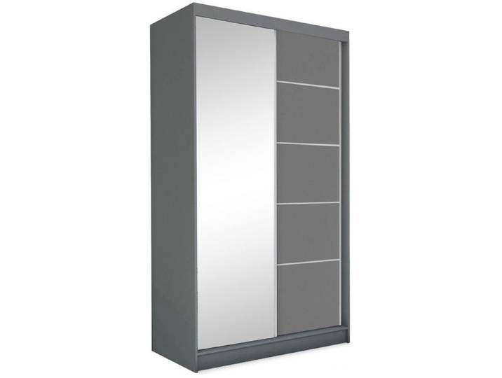 Beautysofa Kleiderschrank Marika Schrank mit Schubladeneinsätzen (moderner Kleiderschrank mit Schwebetüren, Kleiderstange und Einlegeböden) Schwebetürenschrank mit Spiegel