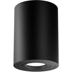 Aufbauleuchte Atom Schwarz max. 50 Watt
