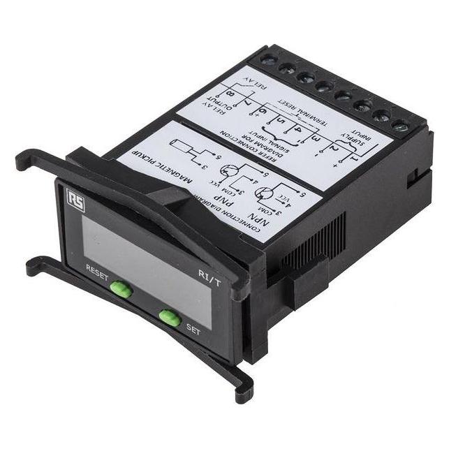RS PRO Digital Ratemeter/Totaliser 8-30Vdc (8966995)