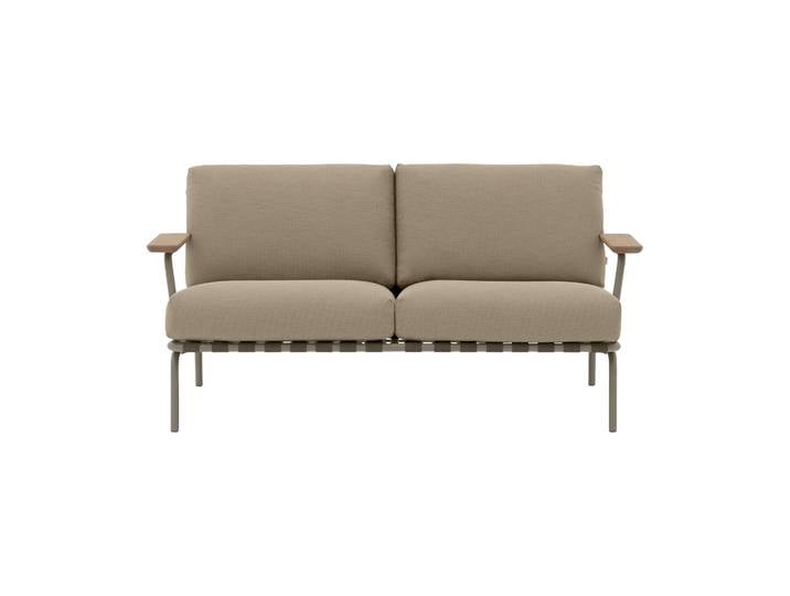 Muuto Settle 2-Sitzer Sofa Ribbed Weave 5 Taupe