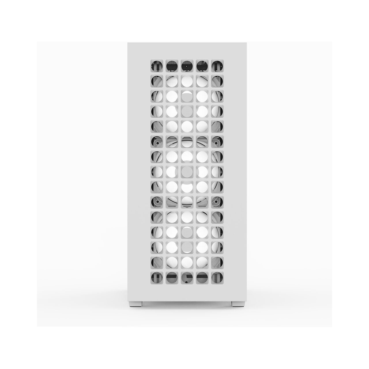 AeroCool D502A Midi Tower ohne Netzteil weiss