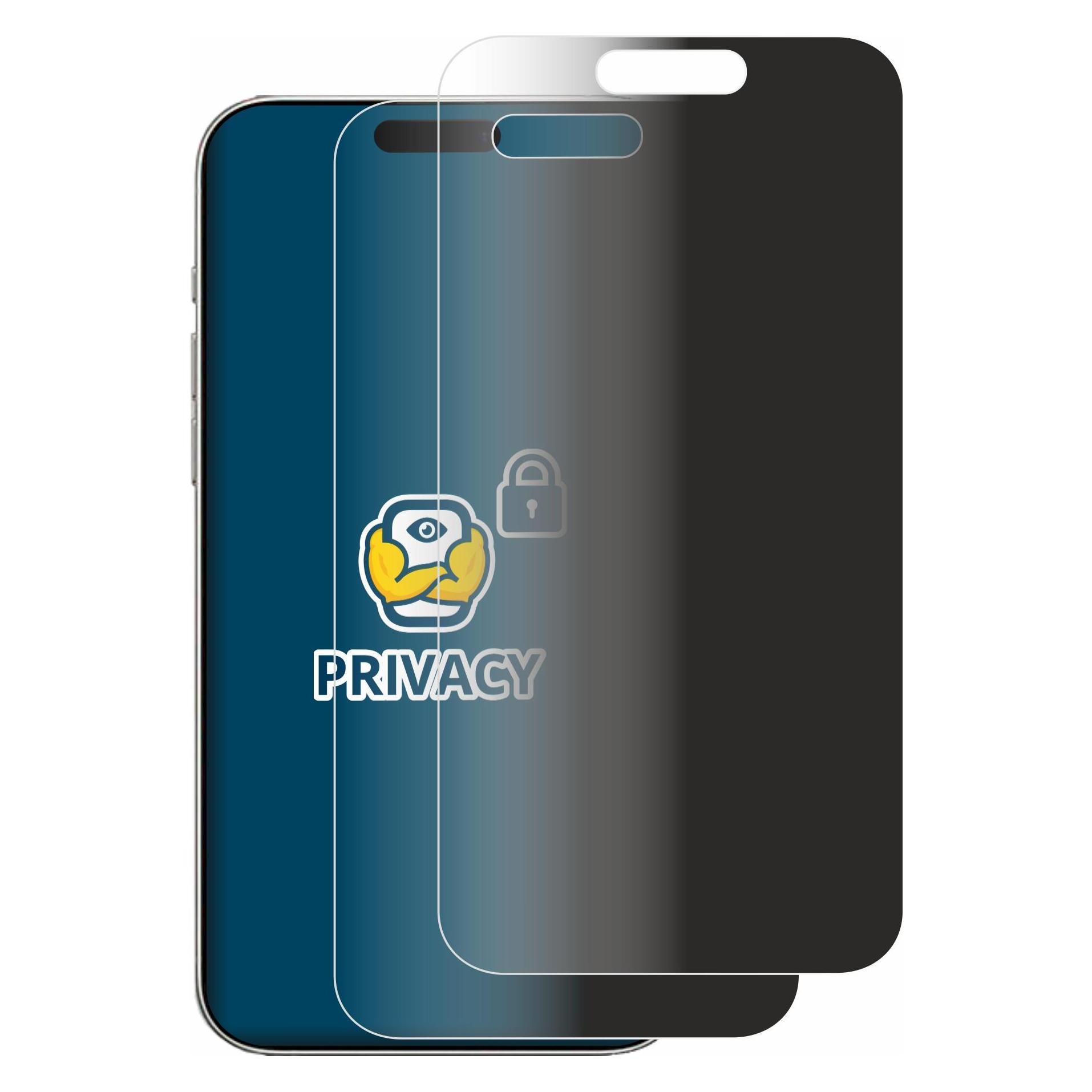 Brotect Sichtschutzfolie Anti-Spy Privacy Folie Blaulicht-Schutz (Apple iPhone 16) (4356255)