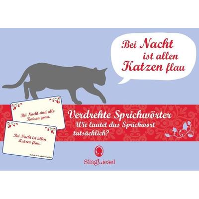 Verdrehte Sprichwörter. Das lustige Quiz-Spiel für Senioren. Spiele-Box mit 100 Karten