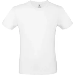 B&C Herren T-Shirt #E150 TU01T white S