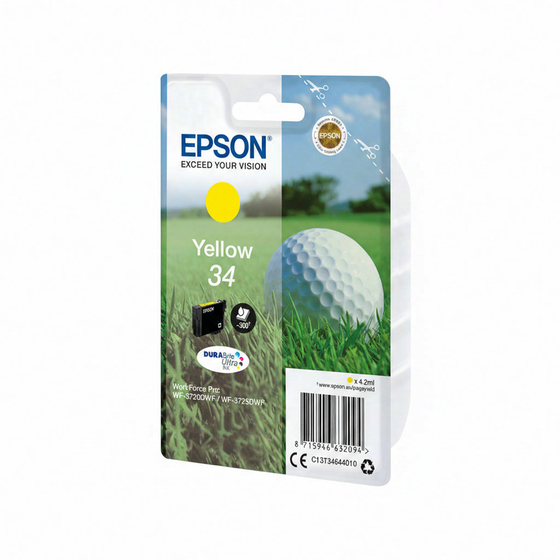 Epson DURABrite Ultra inktcartridge voor golfbal singlepack - Geel