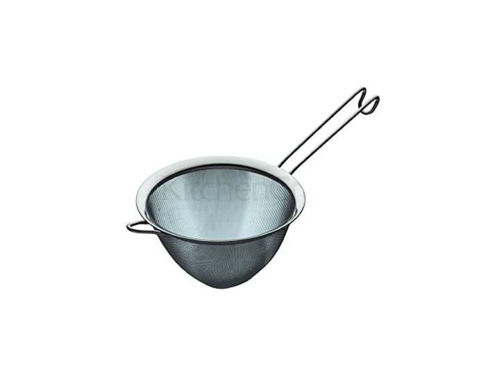 KitchenCraft Fijnmazige Conische Zeef, Roestvrij Staal, 28 x 28 x 30 Centimeter, Zilverkleurig, KCSSCON180