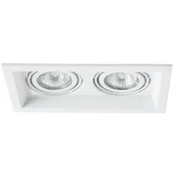 ARTE LAMP LED-Deckenstrahler – LED-Deckenleuchte für private oder gewerbliche Nutzung – Deckenlampe mit Lampenfassungen aus weißem Aluminium und