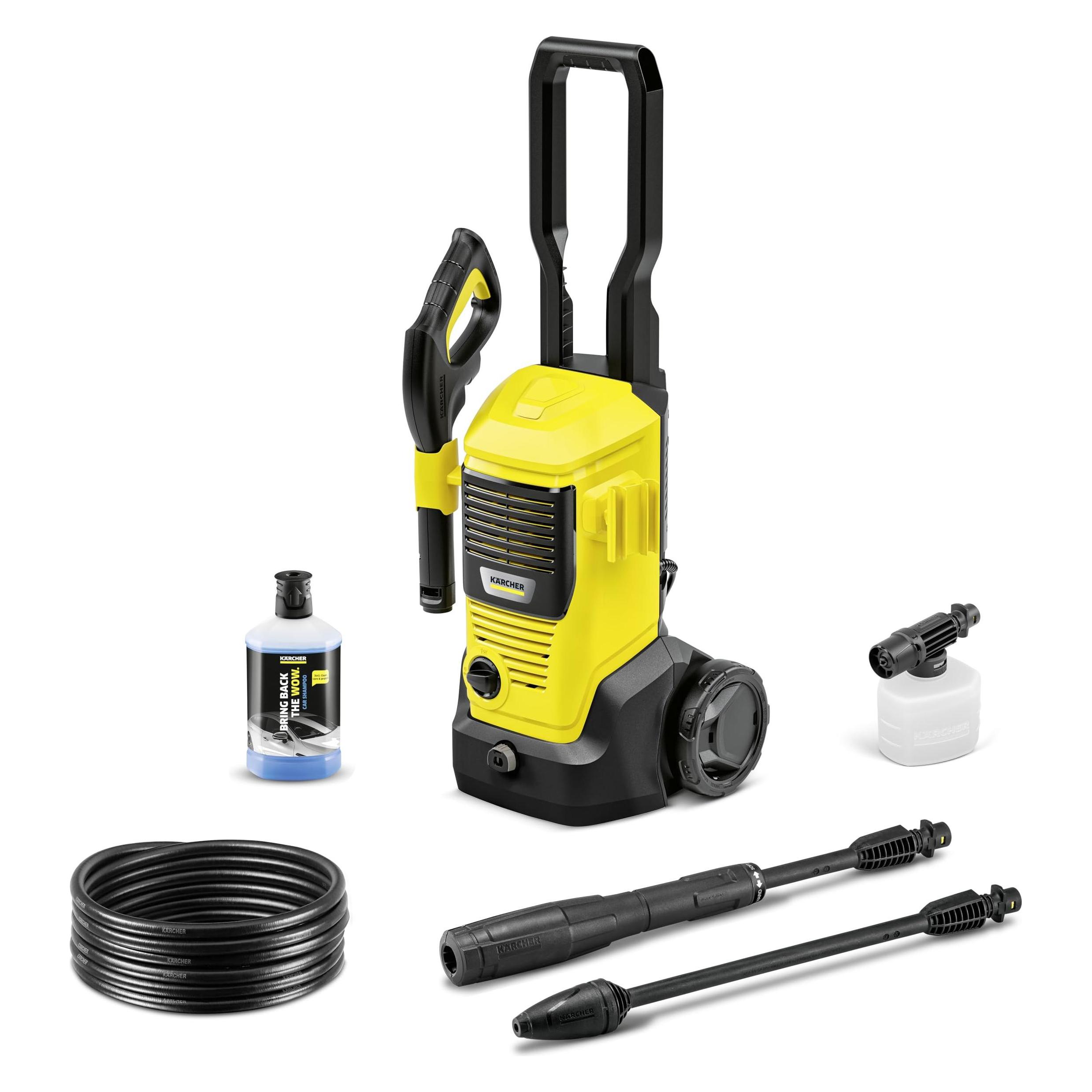 Kärcher K 4 FJ / Hochdruckreiniger / Druck: 20 - 130 bar / Leistung: 1,8 kW / Fördermenge: 420 l/h (Netzbetrieb) (1.679-561.0)