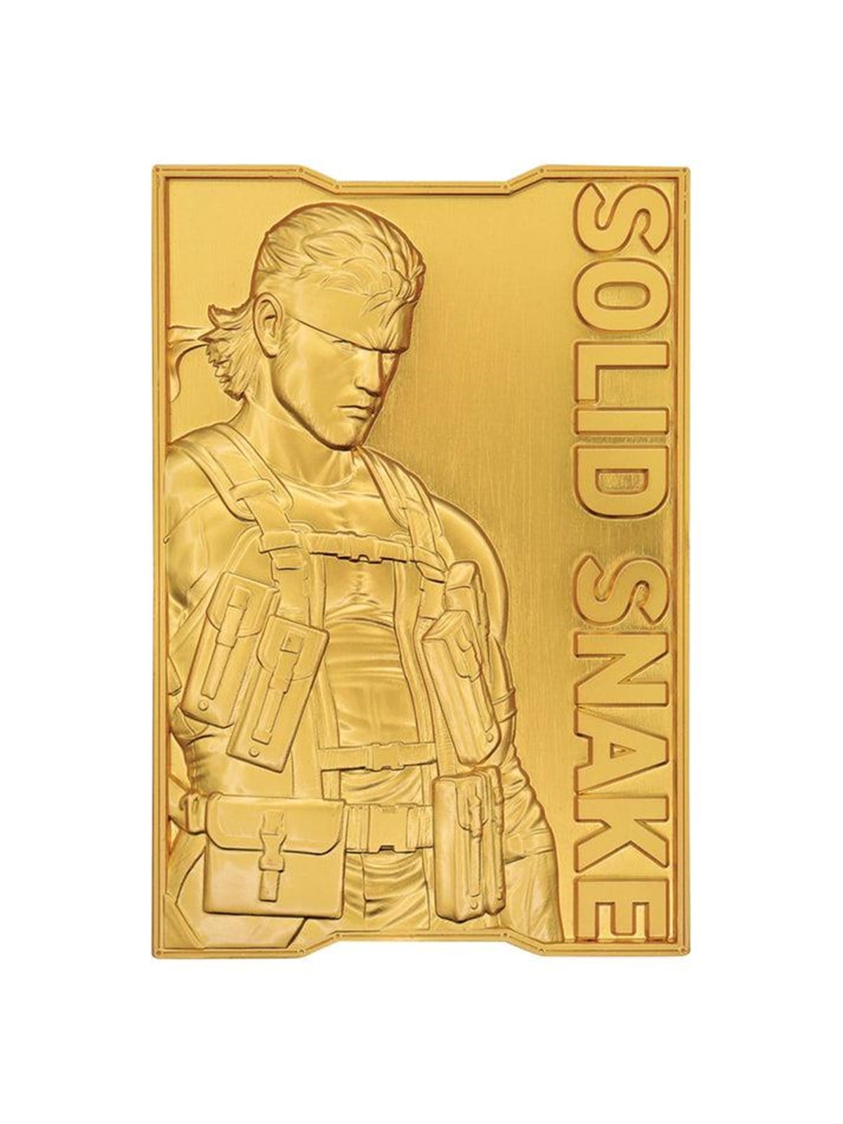 FaNaTtik - Metal Gear Solid 2 - 24k Gold Plated Snake Ingot