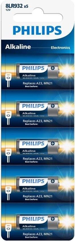 Philips 23A batterijen - 5 stuks