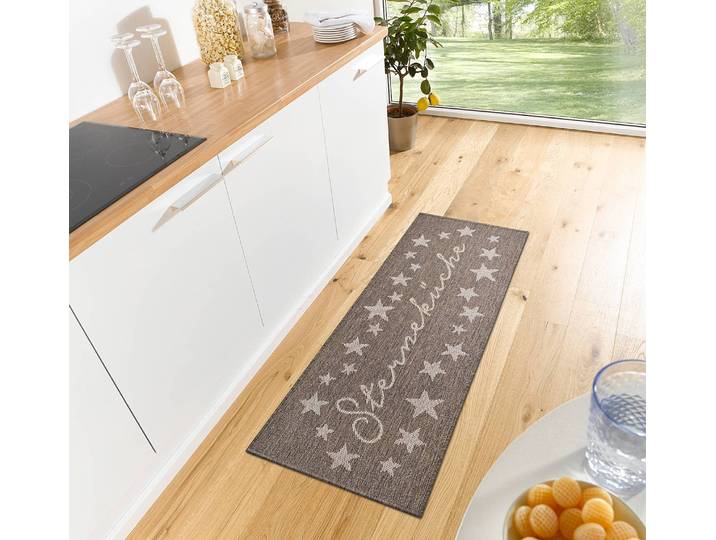Tapis de cuisine 62 x 150cm Marron/Marron