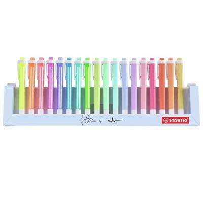 STABILO Textmarker swing® cool, 18er Tischset, farbig sortiert
