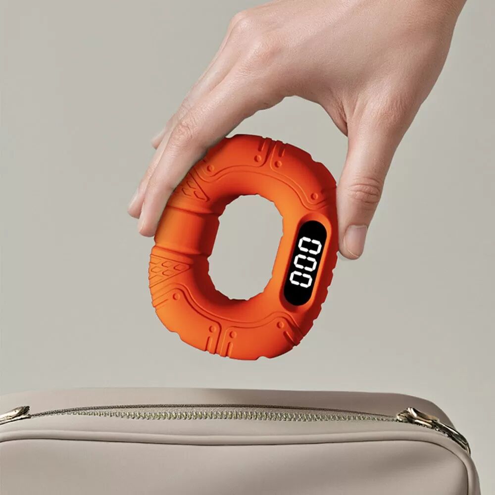 INF Renforceur de préhension intelligent en silicone avec connectivité Bluetooth Orange