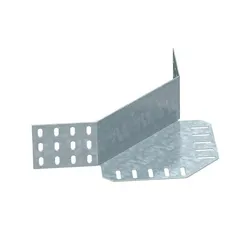 OBO 6069320 Eckverbinder für Kabelrinne Stahl bandverzinkt Zink/Aluminium, Double Dip REV 85 DD