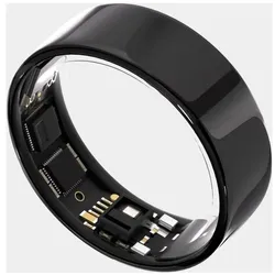 Ultrahuman Ring AIR Aster Black - Size 10 (10, Schwarz), Smart Ring, Schwarz