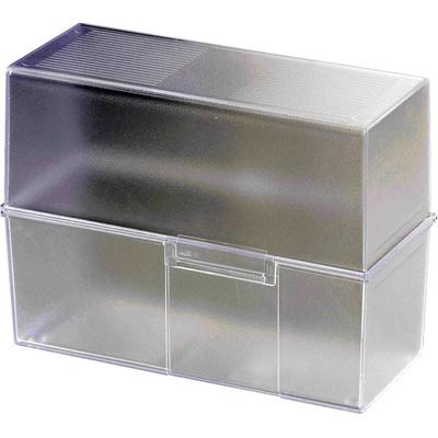 HAN 975-63 Karteibox Transluzent, Klar max. Anzahl der Karten: 500 Karten DIN A5 quer