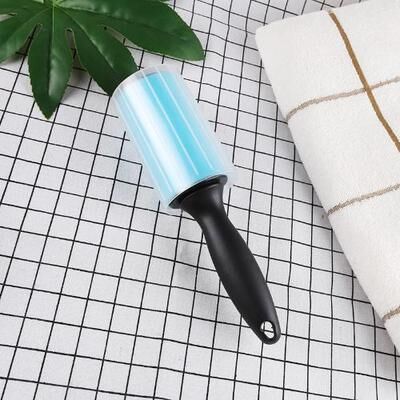 Happy Pet Pantry Premium Washable Reusable Lint Roller Pet Hair Remover blue