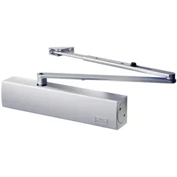 Burg Wächter, Türöffner + Türschliesser, Türschliesser Silber TS 4000 V (Eingangstür, Indoor)