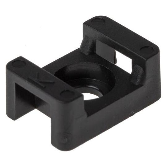 RS PRO Kabelbinder-Schelle M6 250S schwarz (Kunststoffkabelbinder, 23 mm, 250 Stk.) (233685)