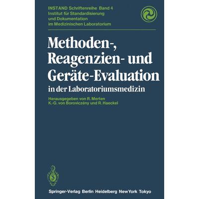 Methoden-, Reagenzien- und Geräte-Evaluation in der Laboratoriumsmedizin, Taschenbuch von , Springer Berlin, 978-3-642-69799-9