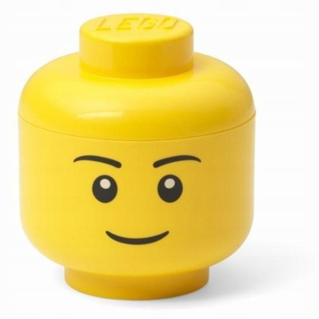 LEGO Mini-opbergkop STORAGE HEAD BOY, 360 ml, geel