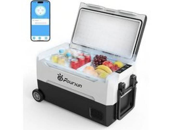 Glacière Électrique 35L Foursun C35 – -20~20°C Double zone Bluetooth 12/24/230V – Camping & voyage