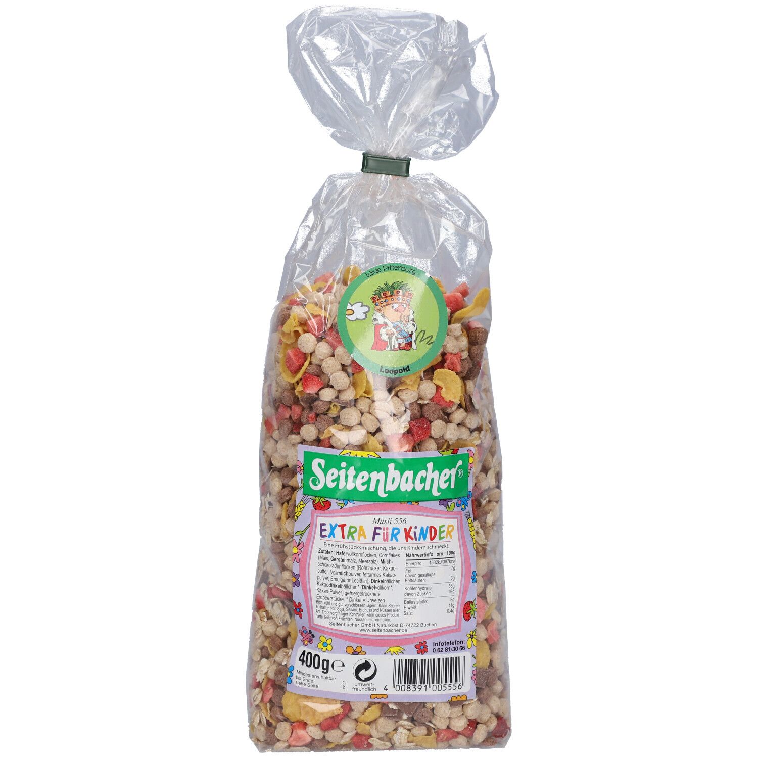 Seitenbacher Sb.-extra für Kinder 400 g Müsli