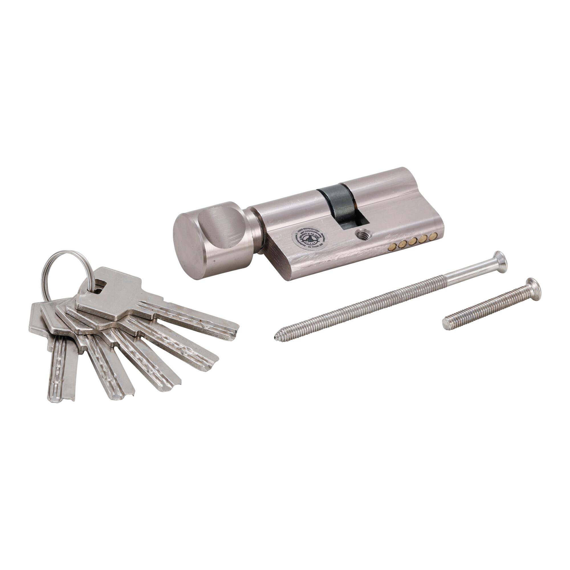 BGS Do it yourself Sicherheits-Schließzylinder 85260, mit Knauf, 60 mm)