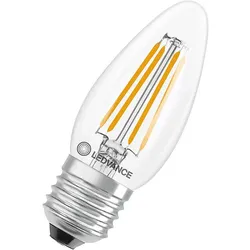 LEDVANCE LED-Kerzenlampe E27 827, klar LEDCl.B40FP3.4W827C