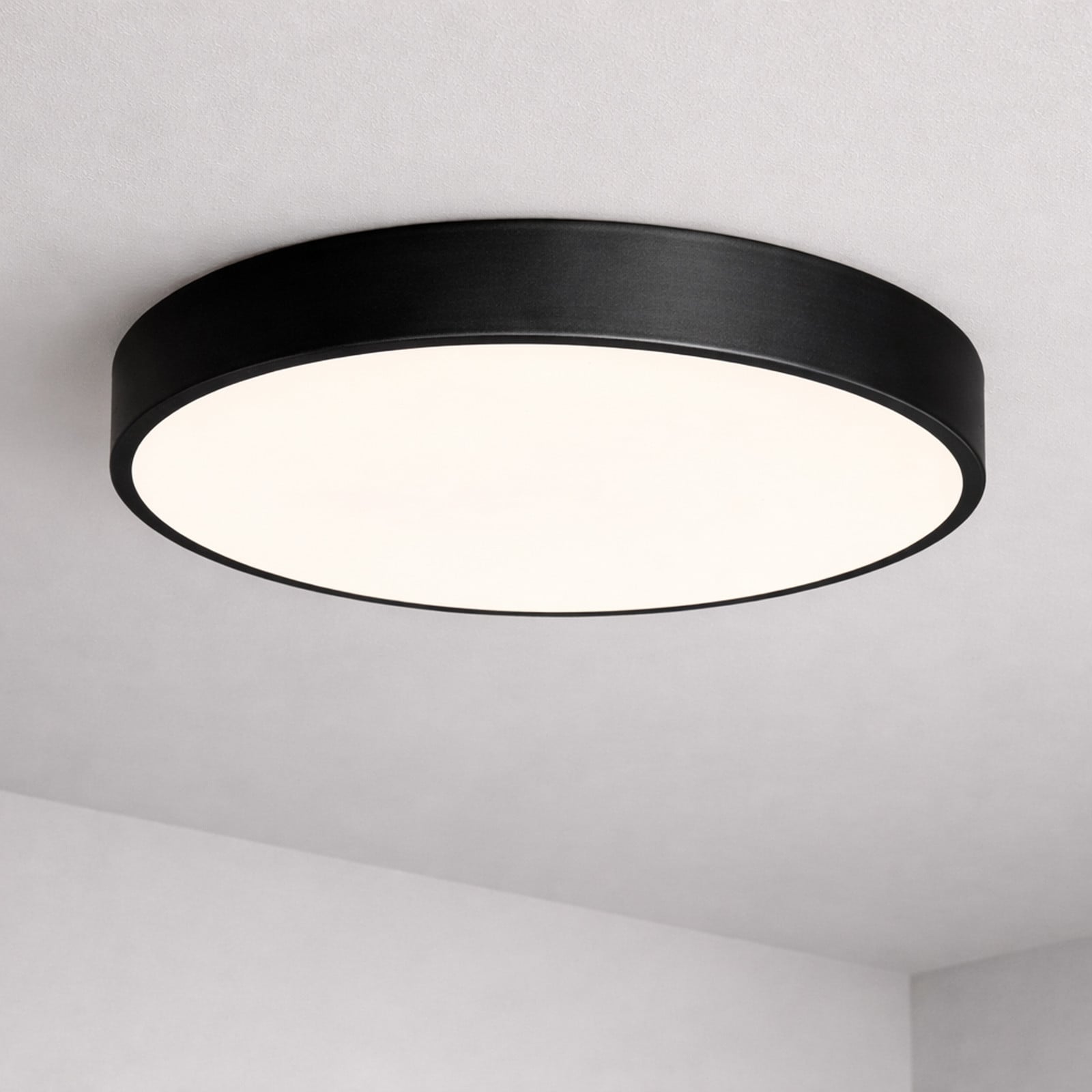 Lyora Plafonniere Grace zwart rond Ø 50 cm